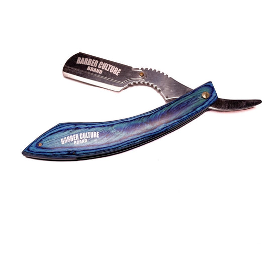Straight Razor (blue and pink)